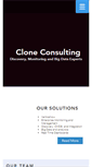 Mobile Screenshot of cloneconsulting.com